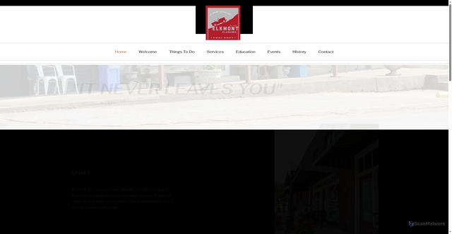 Security scan screenshot of https://www.elkmontal.gov/