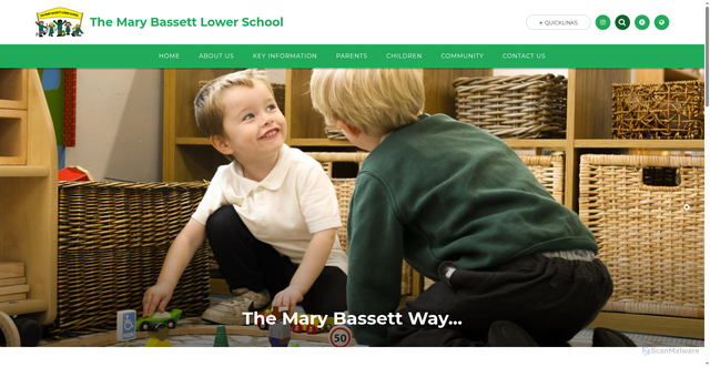 Security scan screenshot of https://www.marybassett.co.uk/