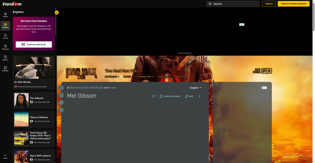 Security scan screenshot of https://madmax.fandom.com/wiki/Mel_Gibson
