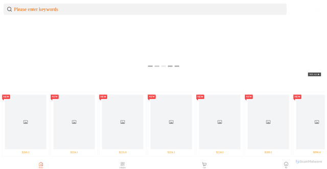 Security scan screenshot of https://bjs-shop.com/h5