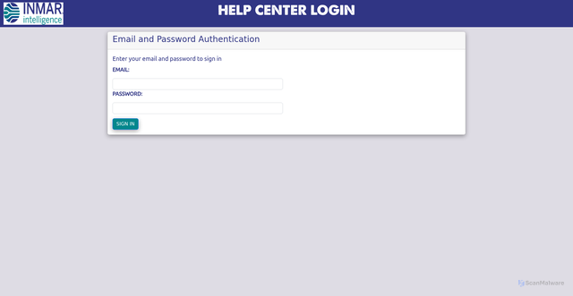 Security scan screenshot of https://helpcenterauth.firebaseapp.com/
