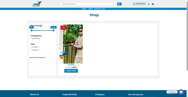 Security scan screenshot of https://jubbaa.store/shop/