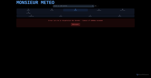 Security scan screenshot of https://monsieurmeteocep-h5tibre3pa.edgeone.dev/