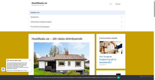 Security scan screenshot of https://andersjohansson.se