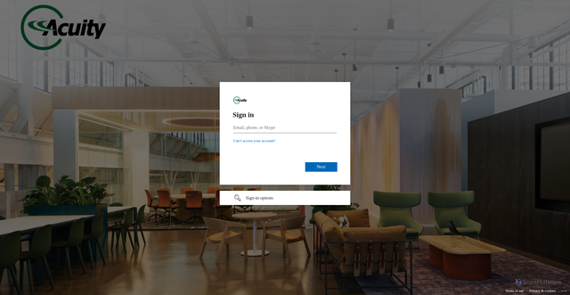 Security scan screenshot of https://acuitybrandslighting.net