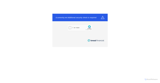 Security scan screenshot of https://d.comenity.net/ac/advantage/public/home