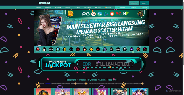 Security scan screenshot of http://totopajak.com/