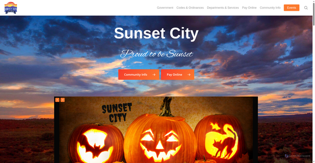 Security scan screenshot of https://sunsetut.gov/