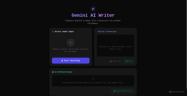 Security scan screenshot of https://voicee-9turpbmvuz.edgeone.dev/