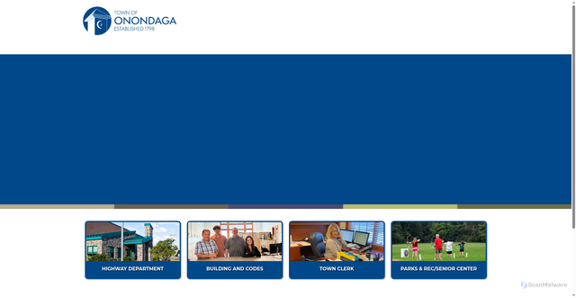 Security scan screenshot of https://www.townofonondaga.gov/