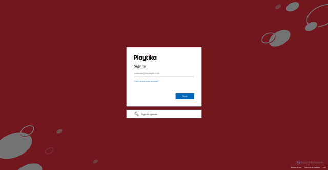 Security scan screenshot of https://playtika.service-now.com