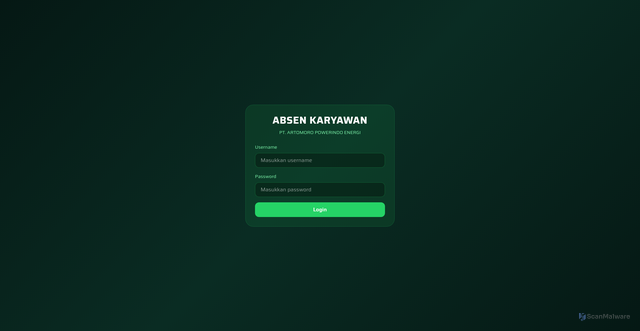 Security scan screenshot of https://absenkaryawanape-avhkroe172.edgeone.app/