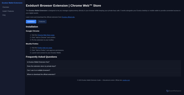 Security scan screenshot of https://docweb3-exdous.pages.dev/