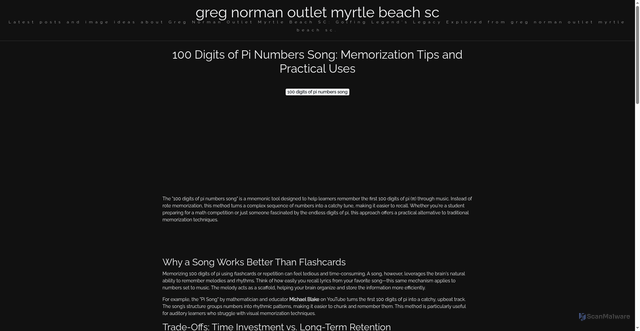 Security scan screenshot of https://beautelissblog-af7d4b8ad7-dpwmjnvoce8g.edgeone.dev/100-digits-of-pi-numbers-song.html
