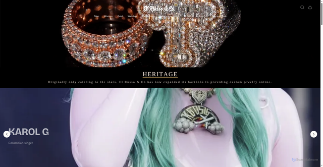 Security scan screenshot of https://elrusso.com