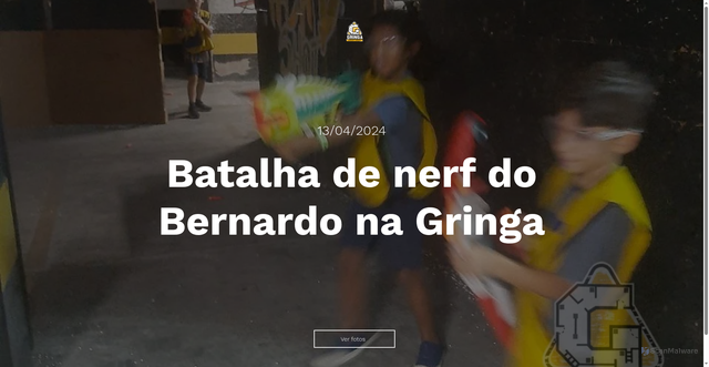 Security scan screenshot of http://batalha-de-nerf-do-b.gringafestas.com.br/
