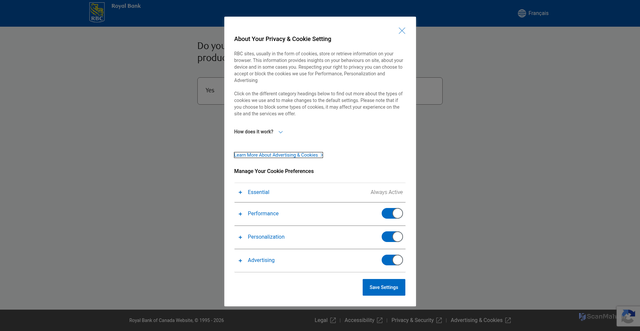 Security scan screenshot of https://www.google.com/url?q=https://click.website.rbc.com/?qs%3DABB7InYiOjEsImQiOjQ4OTh9AAQAAAAAAIdOKJATkdsESg8PoclKoZUL2yH_vJLJzgCScRWwLPIvSMquYbMLqhhvy2mlMbM6w_0R6mAOOb6nxoTLIlgXPLu5jLSOjvEfV-cjyeNv