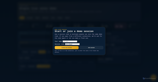Security scan screenshot of http://utopia-live-sales-demo.pages.dev/