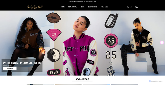 Security scan screenshot of https://babyphat.com/?srsltid=AfmBOormZ0S4b53RW-AV7oCH6uLEwQbn2bvFWRle1k8IkmEnoTDwYp7V