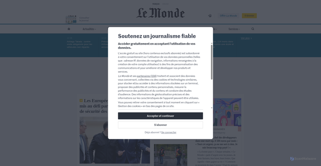 Security scan screenshot of https://nouveau-point-relais.com/