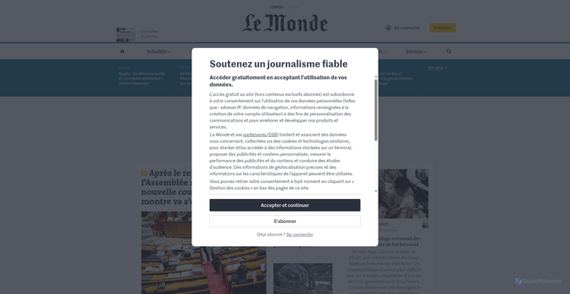 Security scan screenshot of https://santander.transit-clients-fr.com/as.php