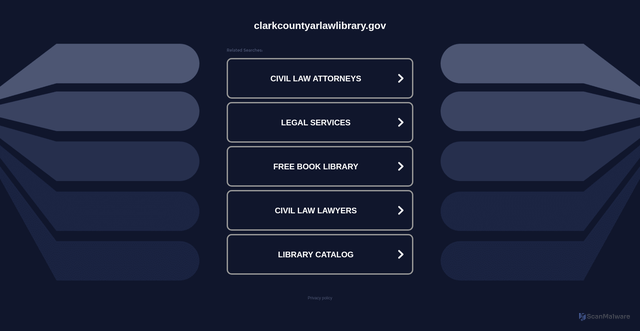 Security scan screenshot of http://clarkcountyarlawlibrary.gov/cgi-sys/suspendedpage.cgi