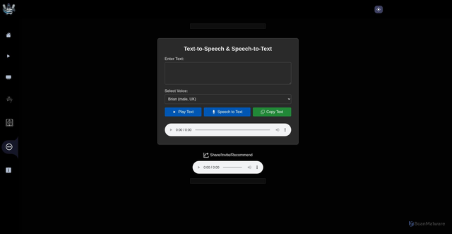 Security scan screenshot of https://yohwe.pages.dev/more/tts.html