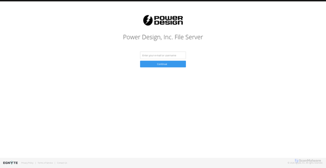 Security scan screenshot of https://files.powerdesigninc.us