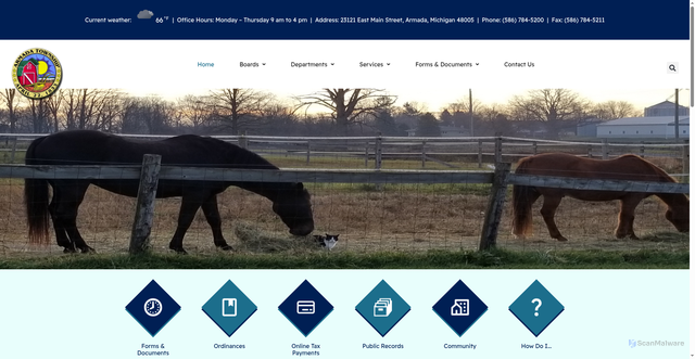 Security scan screenshot of https://armadatwp.gov/