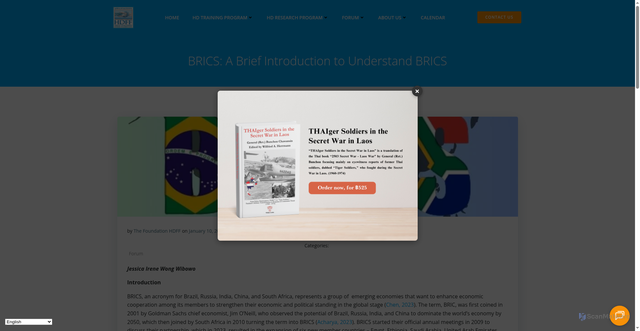 Security scan screenshot of https://hdff.org/brics-a-brief-introduction-to-understand-brics/