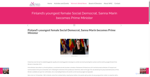 Security scan screenshot of https://womennetworkforchange.org/finlands-youngest-female-social-democrat-sanna-marin-becomes-prime-minister/