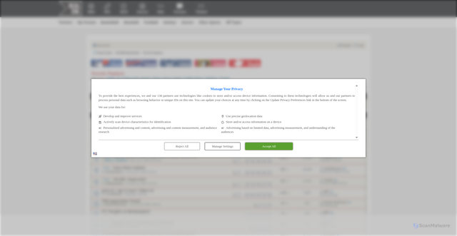 Security scan screenshot of https://forums.realgm.com/boards/viewforum.php?f=32