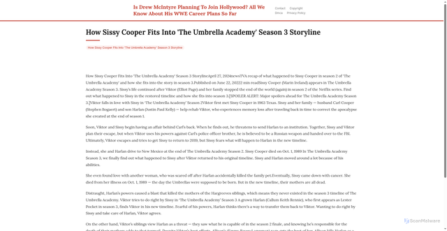 Security scan screenshot of https://concerttradehugo-lqfjp8kzq6.edgeone.app/23689-how-sissy-cooper-fits-into-the-umbrella-academy-season-3-storyline.html