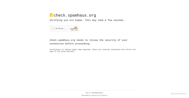 Security scan screenshot of https://check.spamhaus.org/results?query=193.239.154.191