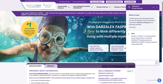 Security scan screenshot of https://darzalex.com