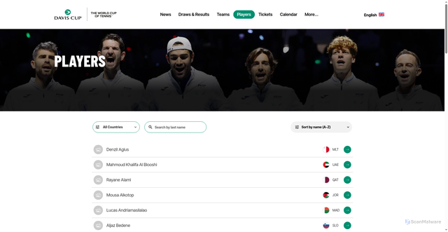 Security scan screenshot of https://www.daviscup.com/en/players/player.aspx?id=800329359