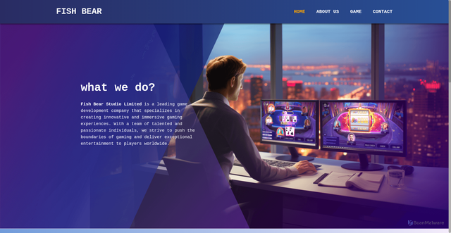 Security scan screenshot of https://fishbear.club
