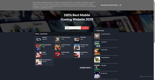 Security scan screenshot of https://www.apkpro.me/?m=1