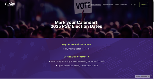 Security scan screenshot of https://www.govotega.org/psc