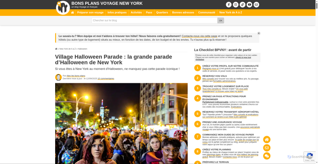 Security scan screenshot of https://www.bons-plans-voyage-new-york.com/parade-halloween-new-york/