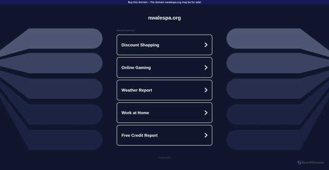 Security scan screenshot of http://ww16.nwalespa.org/?sub1=20260203-1510-2719-a108-d32eb4a6b205
