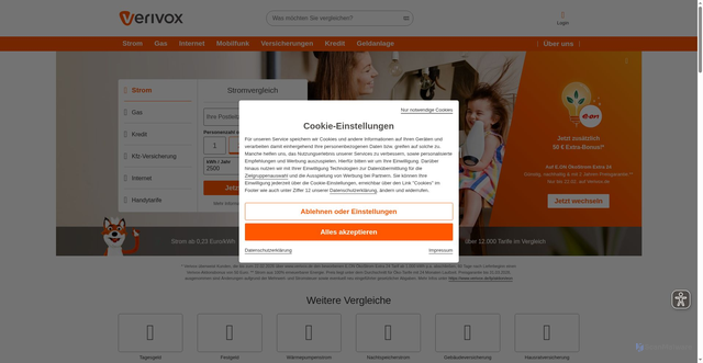 Security scan screenshot of https://signin.quale-tariffa-gas.com/
