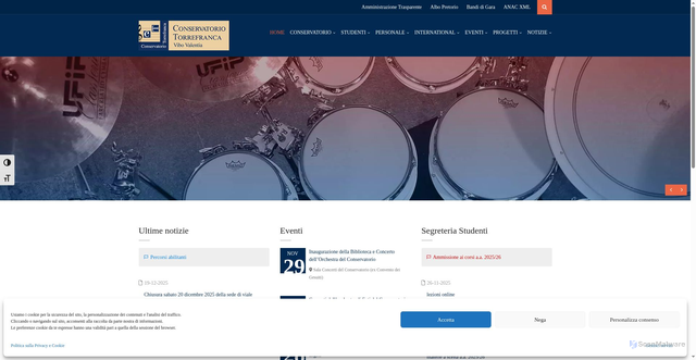 Security scan screenshot of https://consvv.it/