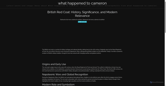 Security scan screenshot of https://lensacerdascorner-dpuv9krdmclz.edgeone.app/british-red-coat.html