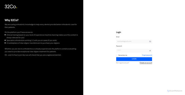 Security scan screenshot of https://app-test.32co.com/
