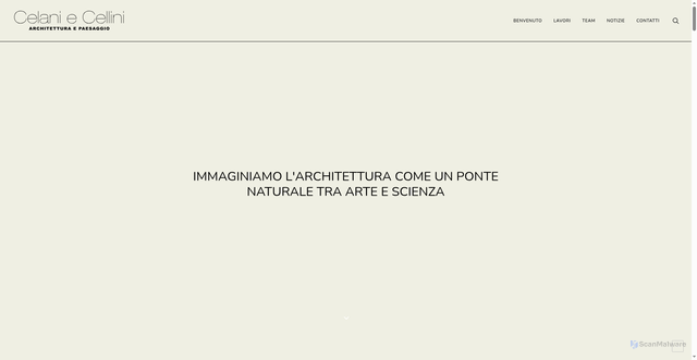 Security scan screenshot of https://celaniecellini.com