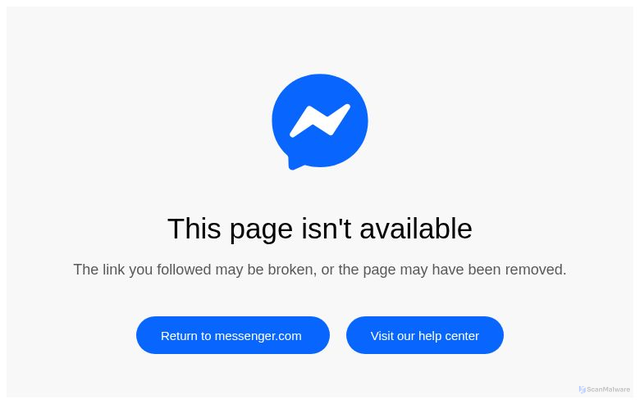 Security scan screenshot of https://www.msngr.com/