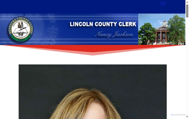 Security scan screenshot of https://lincolncoclerkky.gov/