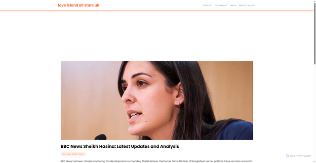 Security scan screenshot of https://lensafocusconnect-dpjpocv8k604.edgeone.app/bbc-news-sheikh-hasina.html