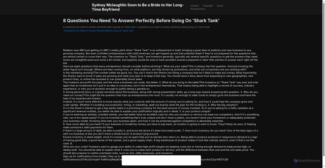 Security scan screenshot of https://mnwaleedhhugo-x9bon5obzd.edgeone.app/16701-8-questions-you-need-to-answer-perfectly-before-going-on-shark-tank.html